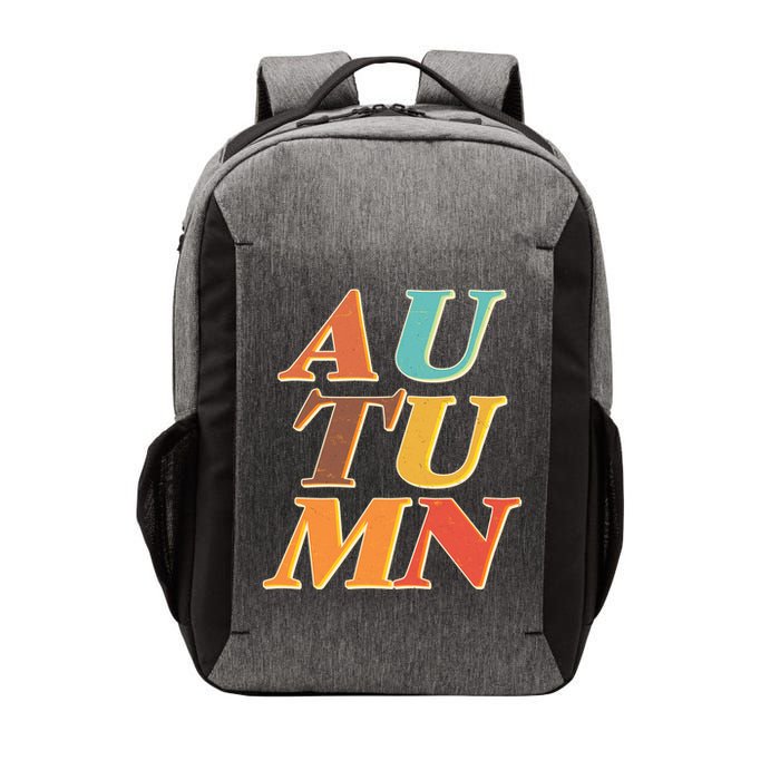 Retro Colors Autumn Letters  Vector Backpack