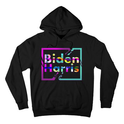 Retro Colors Biden Harris Hoodie