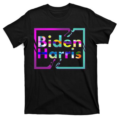 Retro Colors Biden Harris T-Shirt