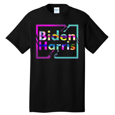 Retro Colors Biden Harris Tall T-Shirt