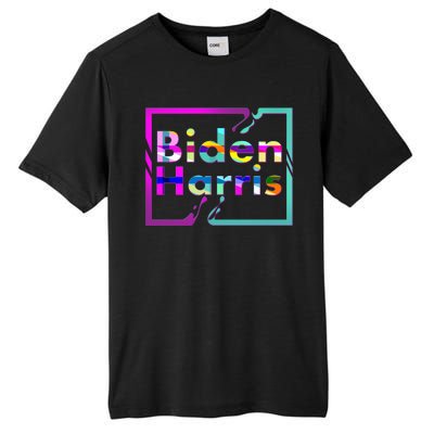 Retro Colors Biden Harris Tall Fusion ChromaSoft Performance T-Shirt