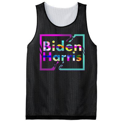 Retro Colors Biden Harris Mesh Reversible Basketball Jersey Tank