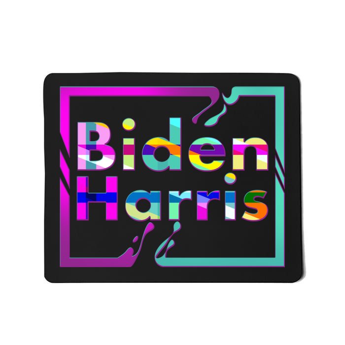 Retro Colors Biden Harris Mousepad