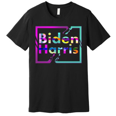 Retro Colors Biden Harris Premium T-Shirt