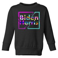 Retro Colors Biden Harris Toddler Sweatshirt