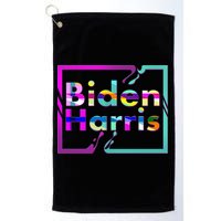 Retro Colors Biden Harris Golf Towel