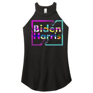 Retro Colors Biden Harris Women's Perfect Tri Rocker Tank