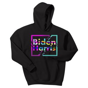 Retro Colors Biden Harris Kids Hoodie