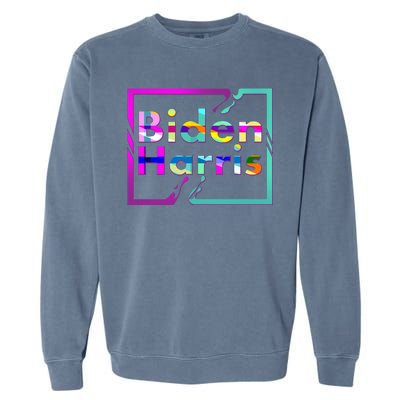 Retro Colors Biden Harris Garment-Dyed Sweatshirt