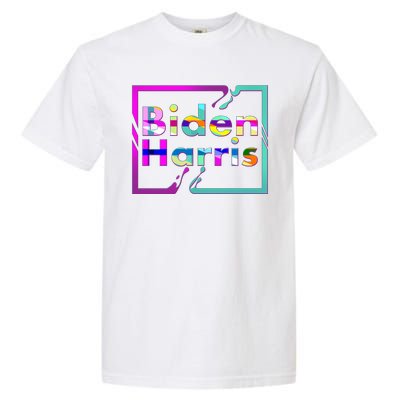 Retro Colors Biden Harris Garment-Dyed Heavyweight T-Shirt