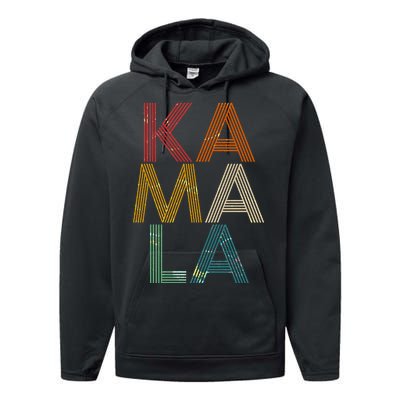 Retro Colors Kamala Performance Fleece Hoodie