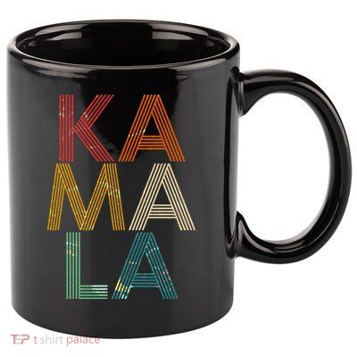 Retro Colors Kamala 11oz C Handle Ceramic Mug