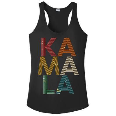 Retro Colors Kamala Ladies PosiCharge Competitor Racerback Tank