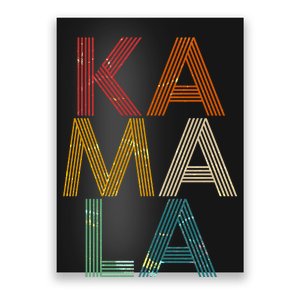 Retro Colors Kamala Poster