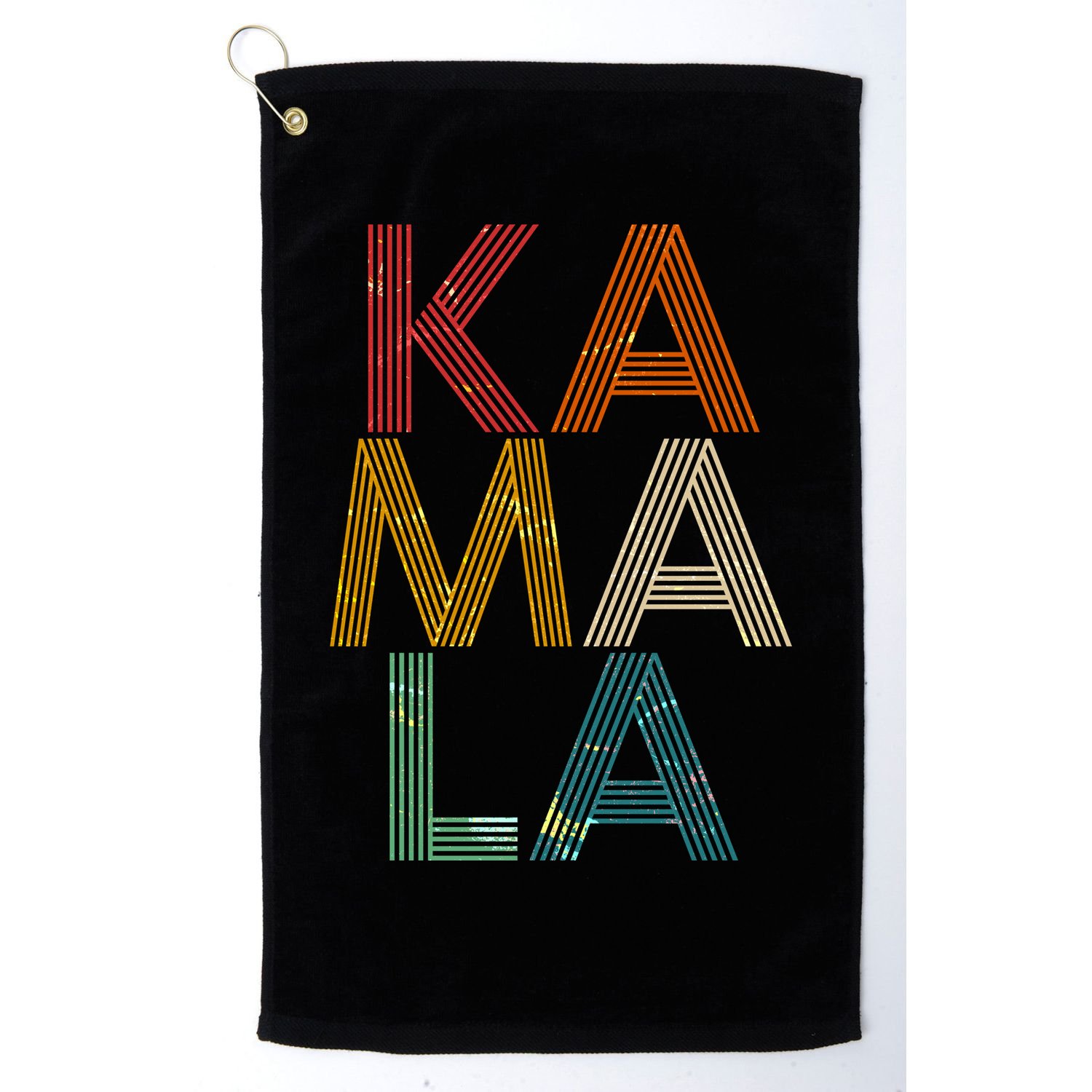 Retro Colors Kamala Golf Towel