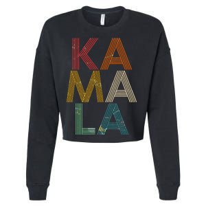 Retro Colors Kamala Cropped Pullover Crew