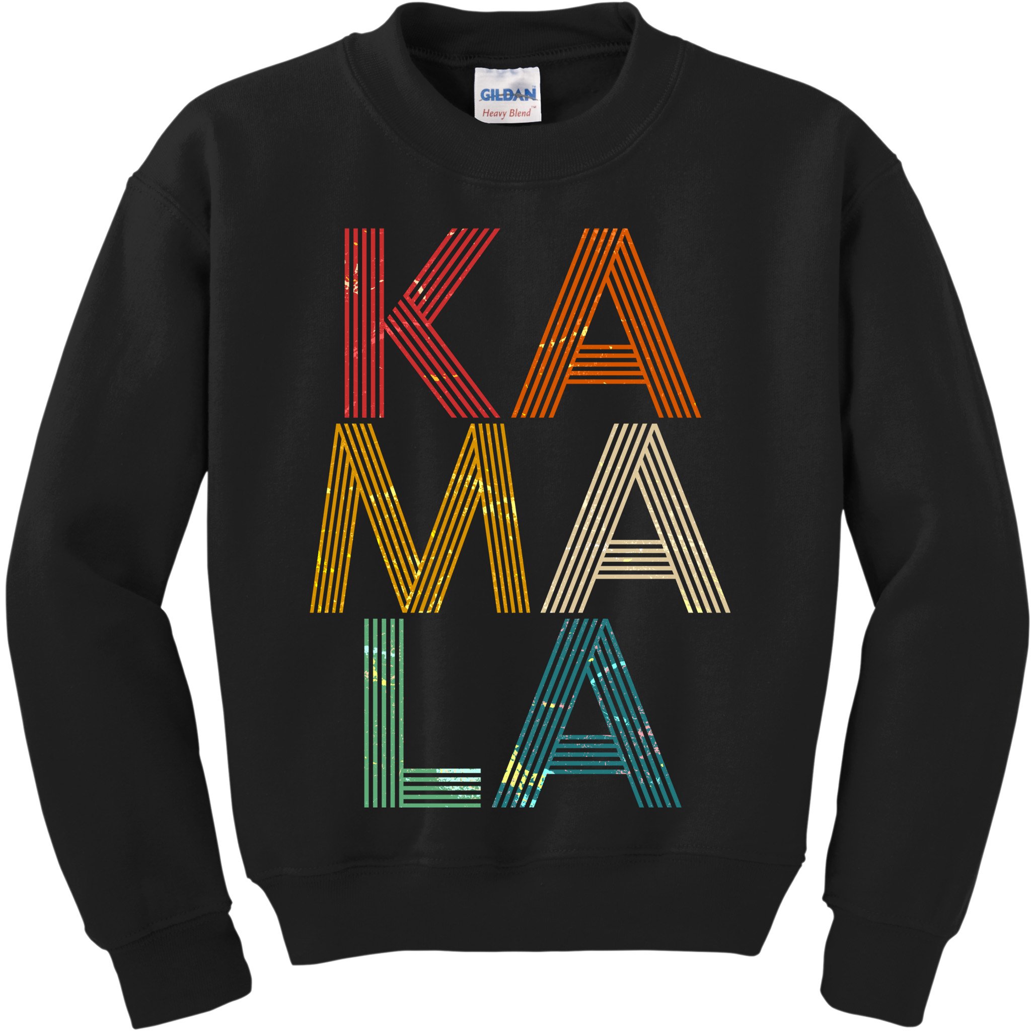 Retro Colors Kamala Kids Sweatshirt