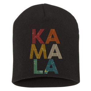 Retro Colors Kamala Short Acrylic Beanie