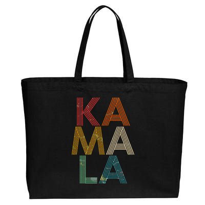 Retro Colors Kamala Cotton Canvas Jumbo Tote