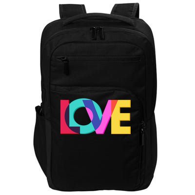 Retro Colors Love Impact Tech Backpack