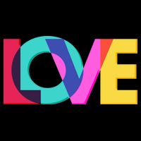 Retro Colors Love Backpack
