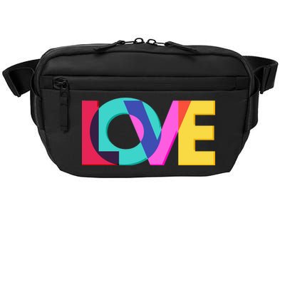 Retro Colors Love Crossbody Pack