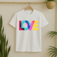 Retro Colors Love T-Shirt