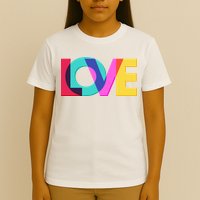 Retro Colors Love T-Shirt