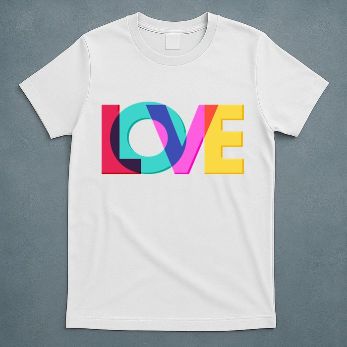 Retro Colors Love T-Shirt