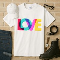 Retro Colors Love Tall T-Shirt