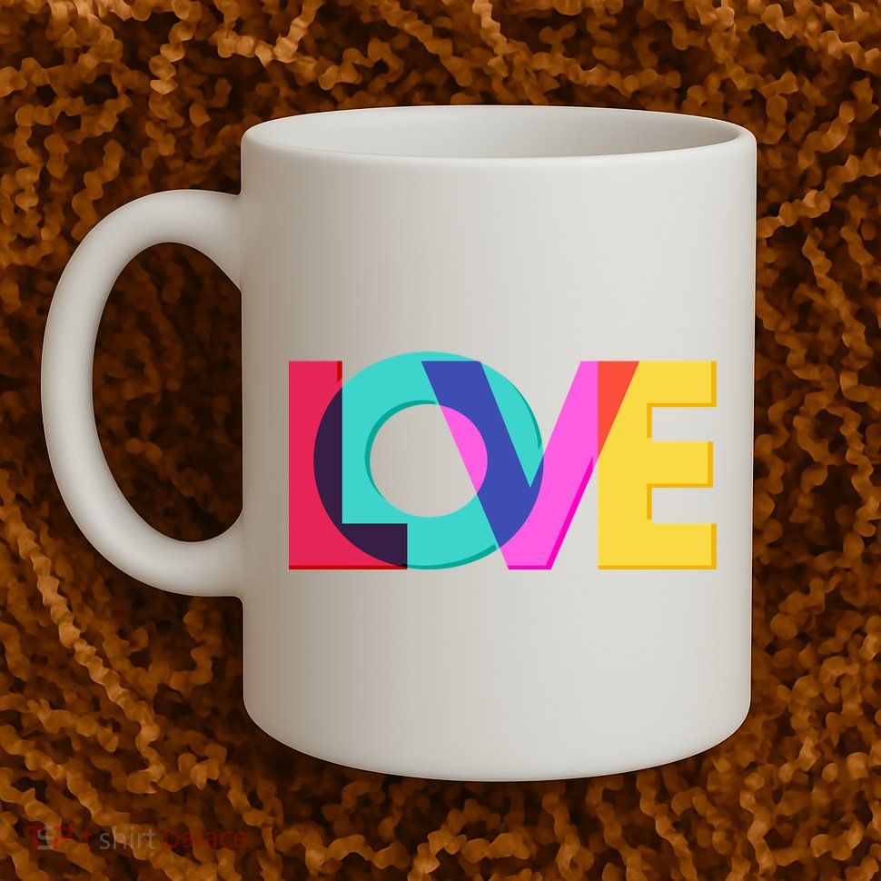 Retro Colors Love Mug
