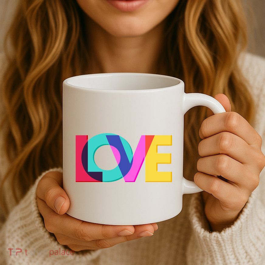 Retro Colors Love Mug