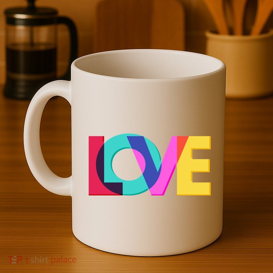 Retro Colors Love Mug