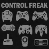 Retro Control Freak 8 Bit Gamer Ladies PosiCharge Tri-Blend Wicking Tank