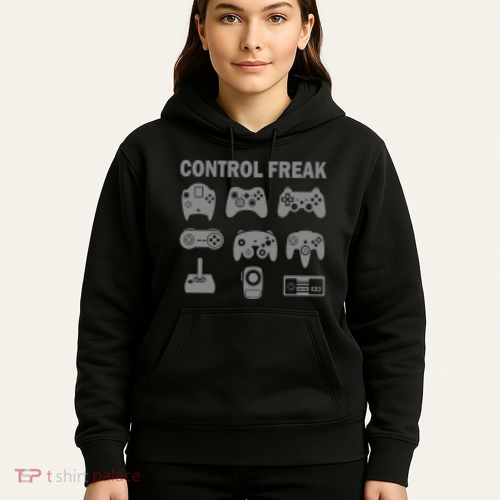 Retro Control Freak 8 Bit Gamer Hoodie