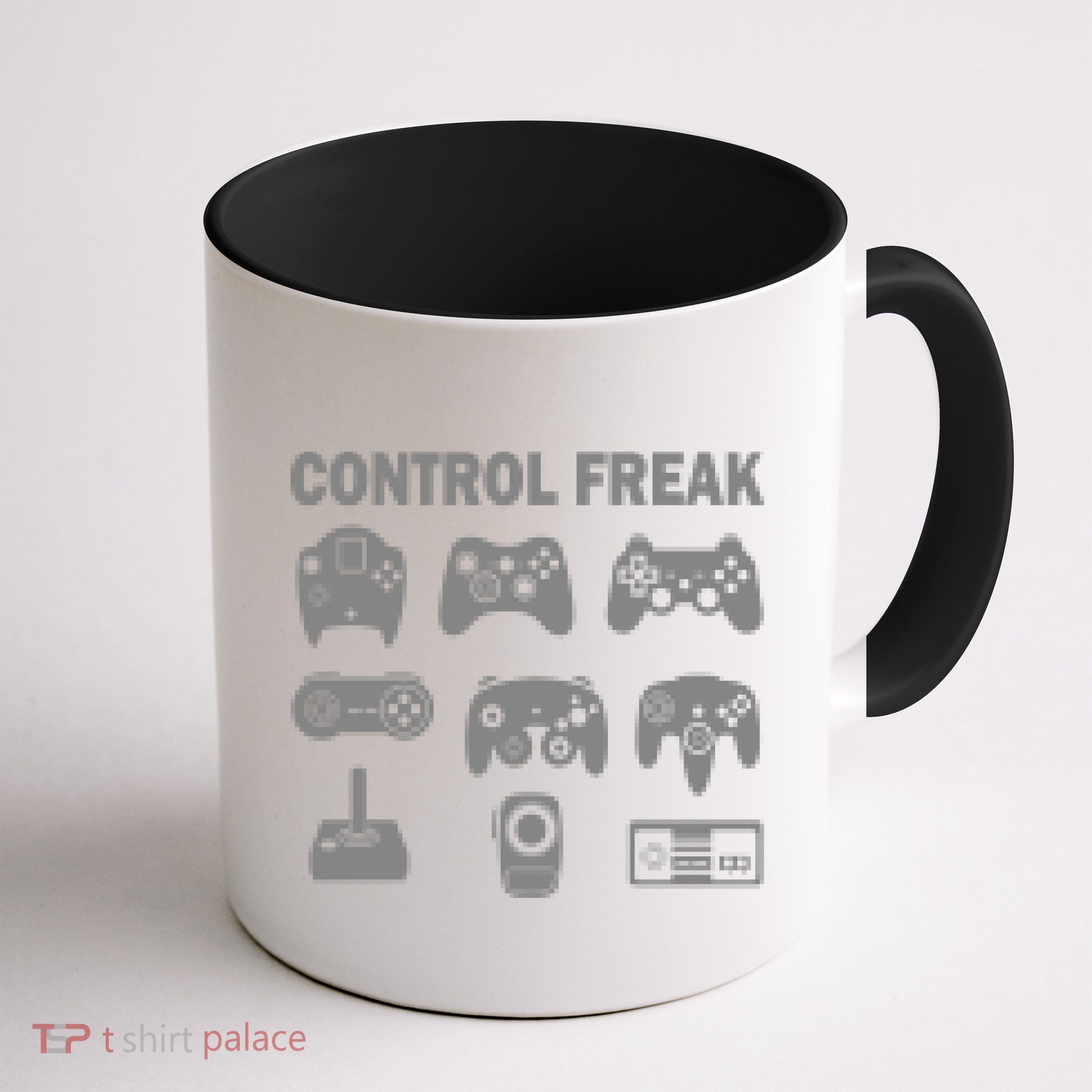 Retro Control Freak 8 Bit Gamer Mug