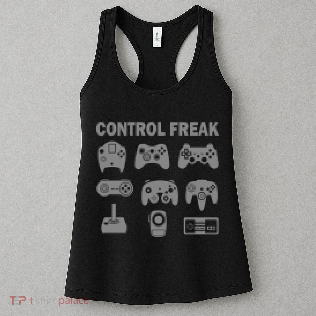 Retro Control Freak 8 Bit Gamer Womens Tank Top