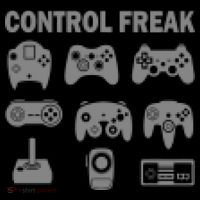 Retro Control Freak 8 Bit Gamer Tall Hoodie
