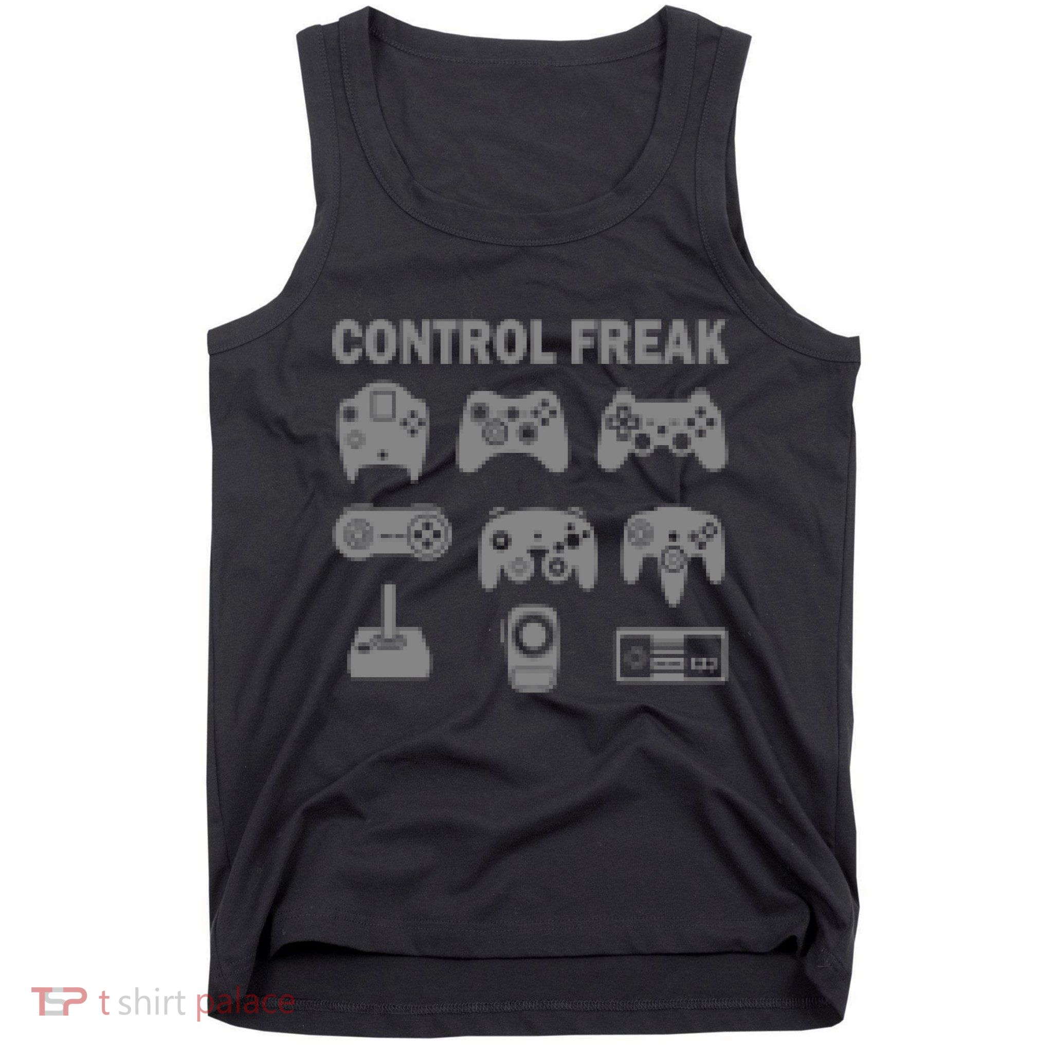 Retro Control Freak 8 Bit Gamer Tank Top