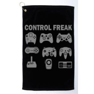 Retro Control Freak 8 Bit Gamer Platinum Collection Golf Towel