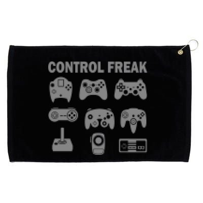 Retro Control Freak 8 Bit Gamer Grommeted Golf Towel