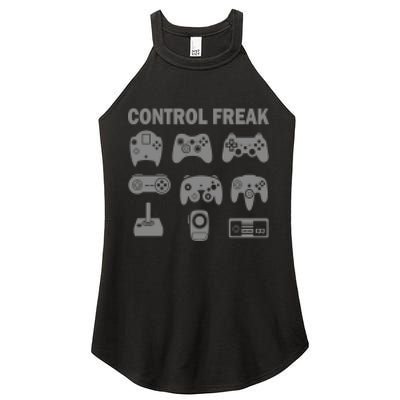 Retro Control Freak 8 Bit Gamer Women's Perfect Tri Rocker Tank
