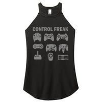 Retro Control Freak 8 Bit Gamer Women's Perfect Tri Rocker Tank