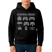 Retro Control Freak 8 Bit Gamer Kids Hoodie