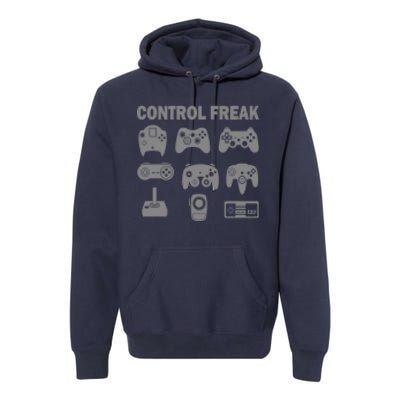 Retro Control Freak 8 Bit Gamer Premium Hoodie