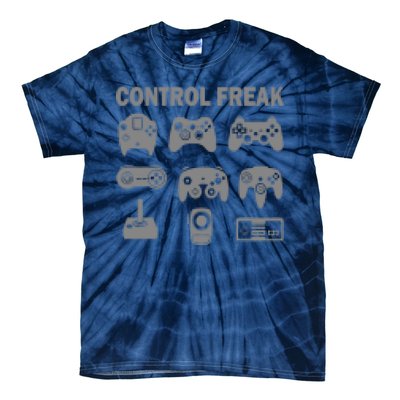 Retro Control Freak 8 Bit Gamer Tie-Dye T-Shirt