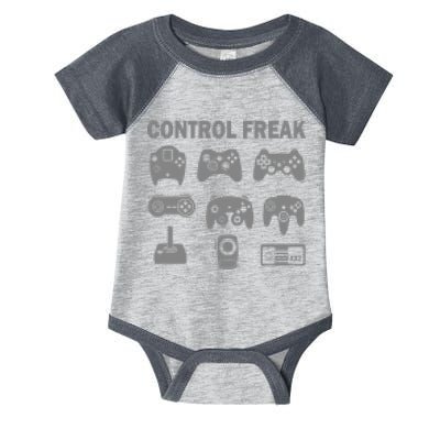 Retro Control Freak 8 Bit Gamer Infant Baby Jersey Bodysuit