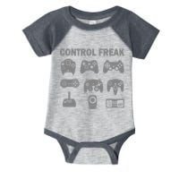 Retro Control Freak 8 Bit Gamer Infant Baby Jersey Bodysuit