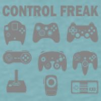 Retro Control Freak 8 Bit Gamer Sueded Cloud Jersey T-Shirt