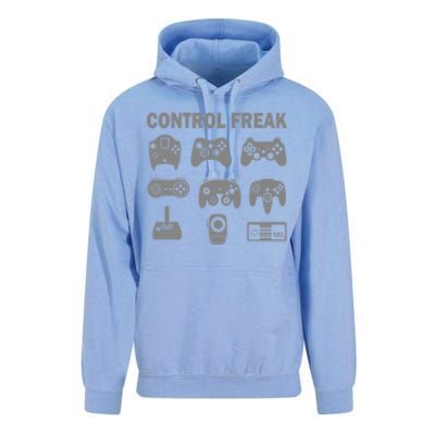 Retro Control Freak 8 Bit Gamer Unisex Surf Hoodie